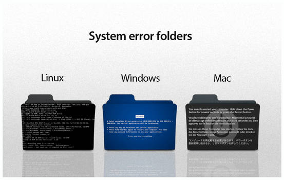 System error folders