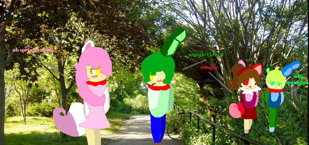 i love you mangle (fnaf 1-3) by fnafanimegirllover on DeviantArt