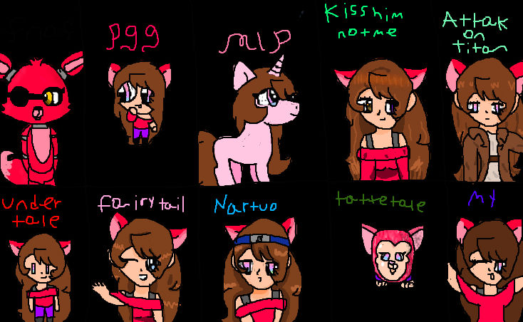 10 style challenge by fnafanimegirllover on DeviantArt