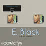 E. Black