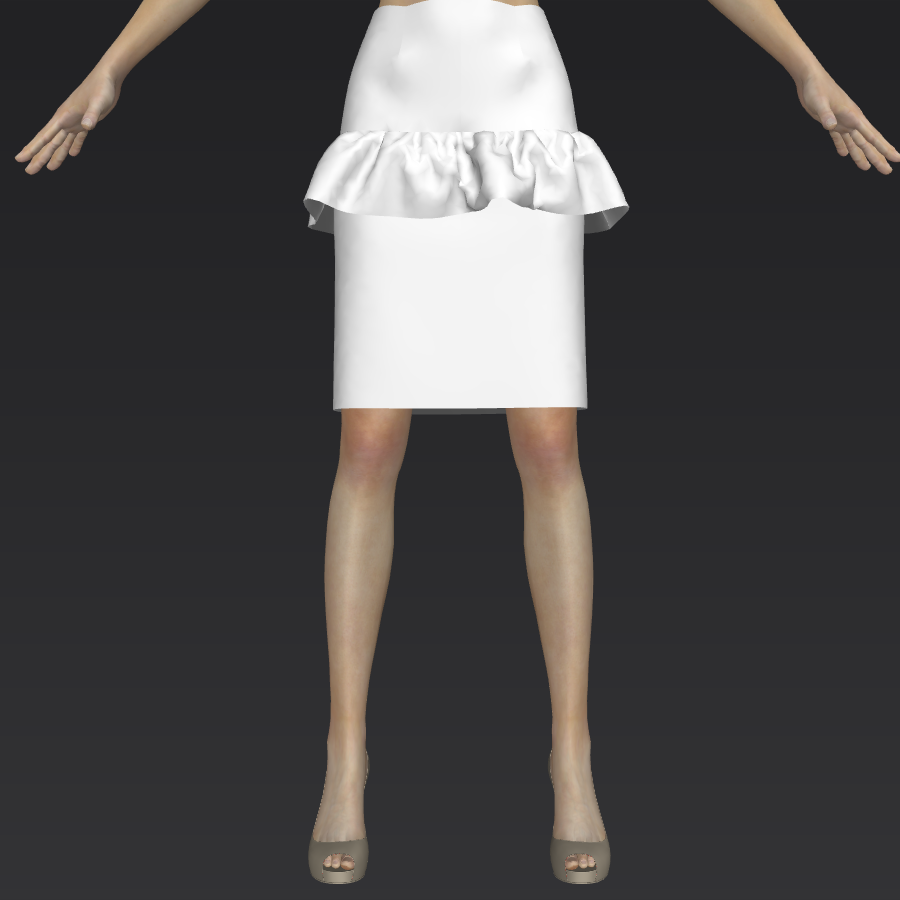 Marvelous Designer 6 Garment Skirt 1 by MarvelousDesignerRes on DeviantArt