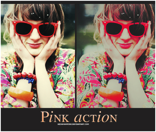 Pink action