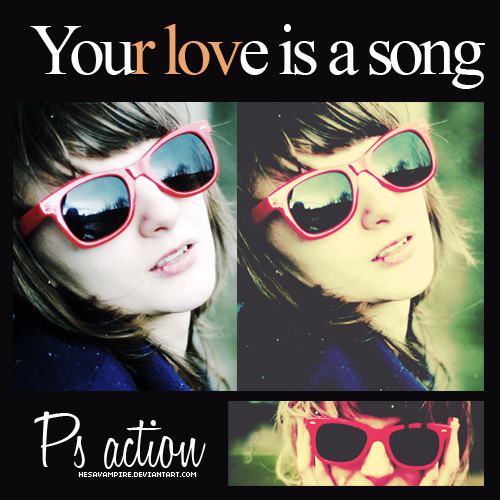 Your love is a song action