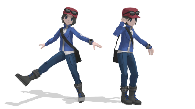 Mmd Pokemon Xy Calem Dl By Mmdmasterpmd999 On Deviantart