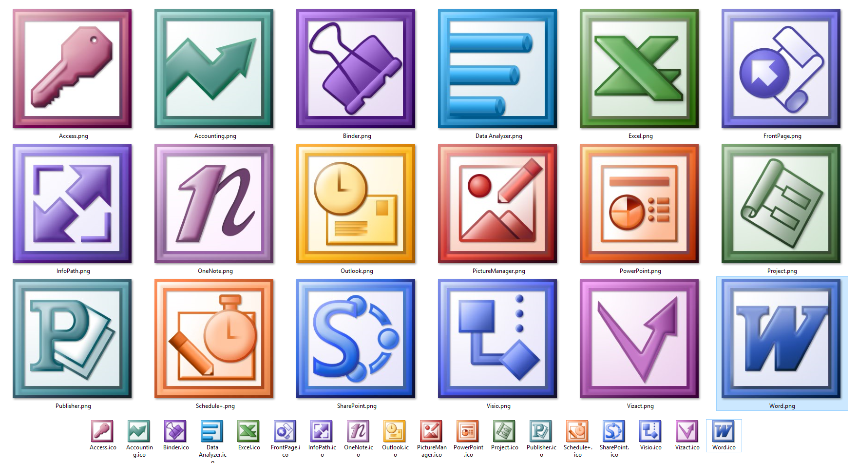 Microsoft Office 2003 All Icons Hd By Master Bit On Deviantart