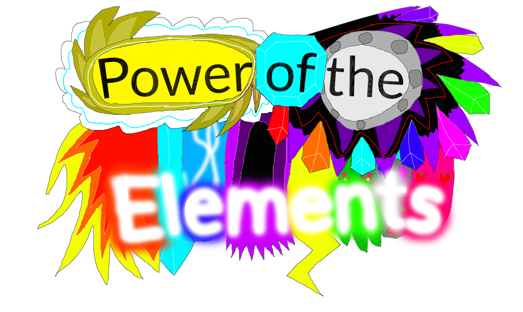 Power of the Elements Logo (Remastered) by FlameyTheWolf on DeviantArt