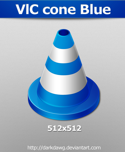 VlC cone Blue