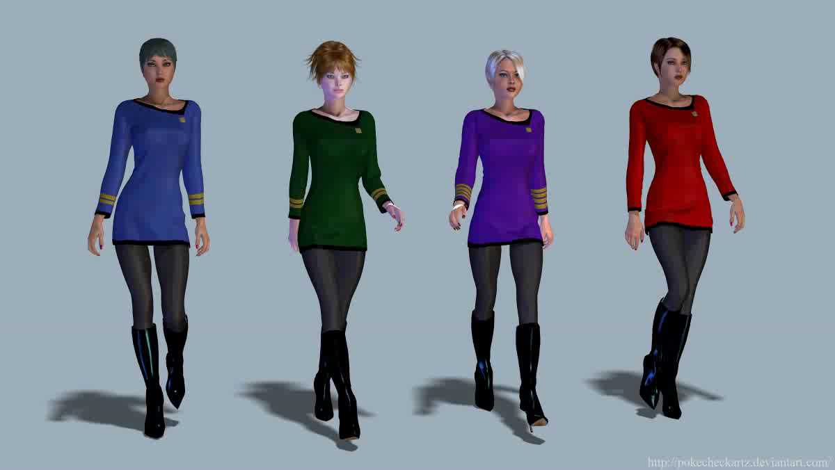 4 Trek girls...