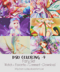 PSD Coloring - 9 : Fairy