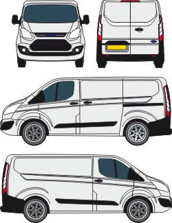 Ford Transit courier outline
