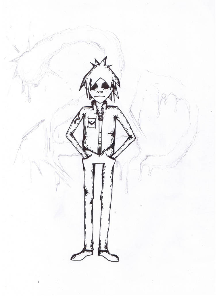 Gorillaz - 2D by TNT-Art on DeviantArt