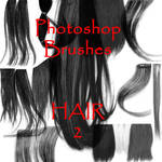 Photoshop HAIR Brushes - set 2 by vaia