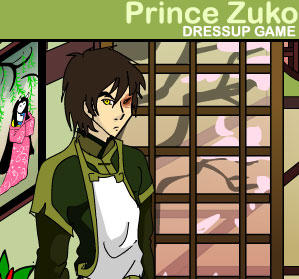 Commission: Zuko Dressup Game