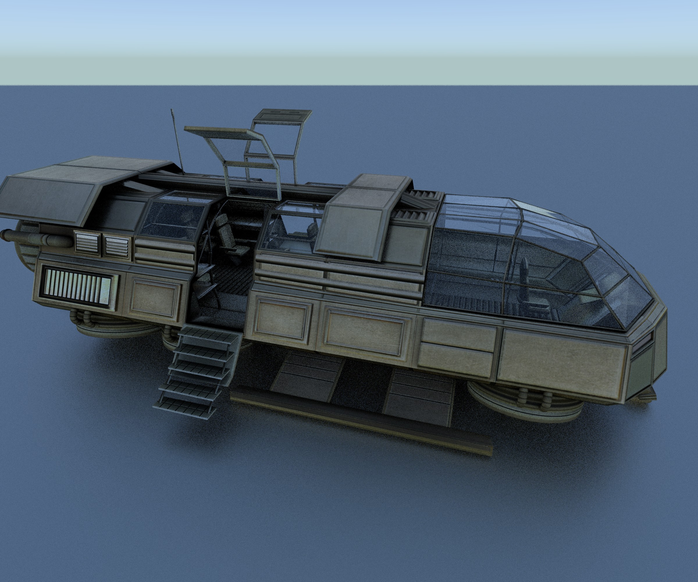 Transport Shuttle (Blender) by degife on DeviantArt
