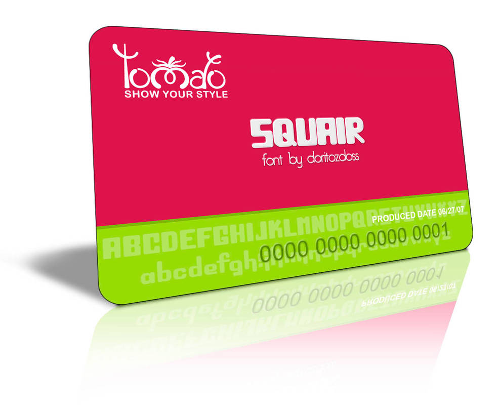 squair font by doritozdoss