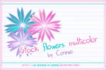 Stock flowers multicolor by lo-scrigno-di-connie