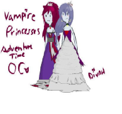 Adventure time O.C Vampire princess twins