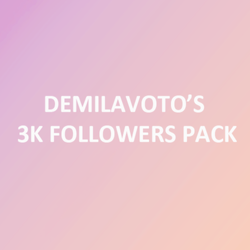 demilavoto's 3k follower pack!