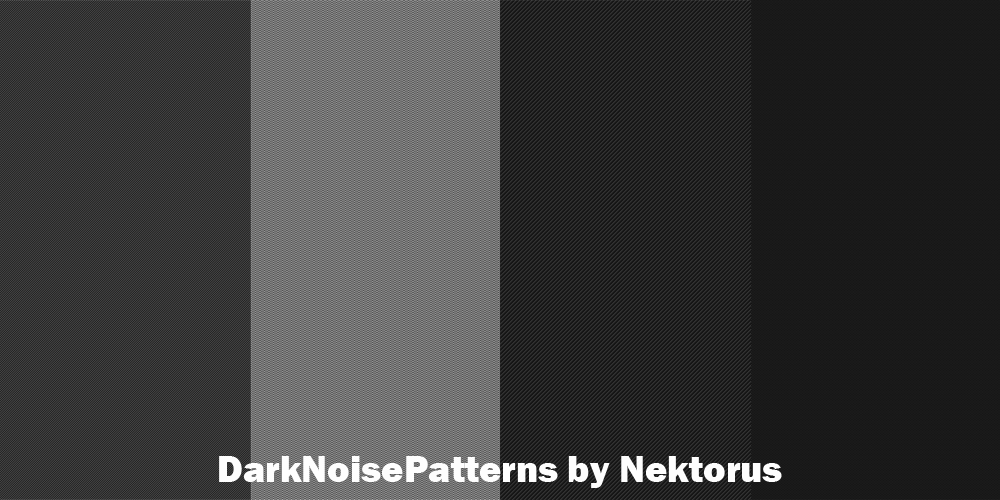 Dark Noise Pattern Textures by Nektorus