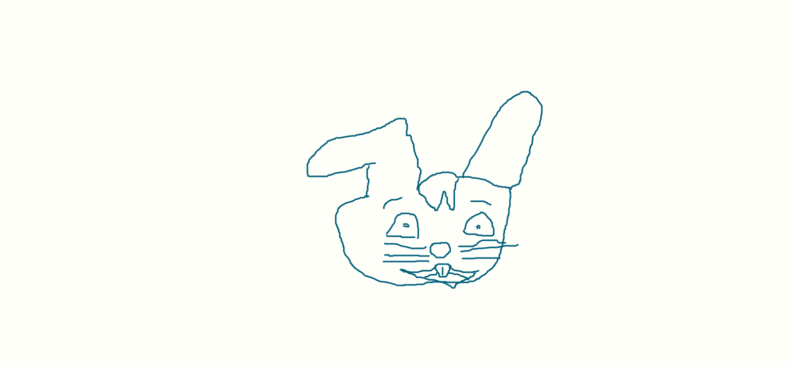 My attempt to draw a bunny digitally by LW97 on DeviantArt