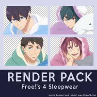 Free!'s Sleepwear Render Pack
