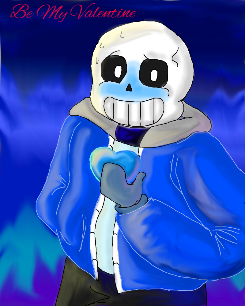 Sans before Valentine's Day