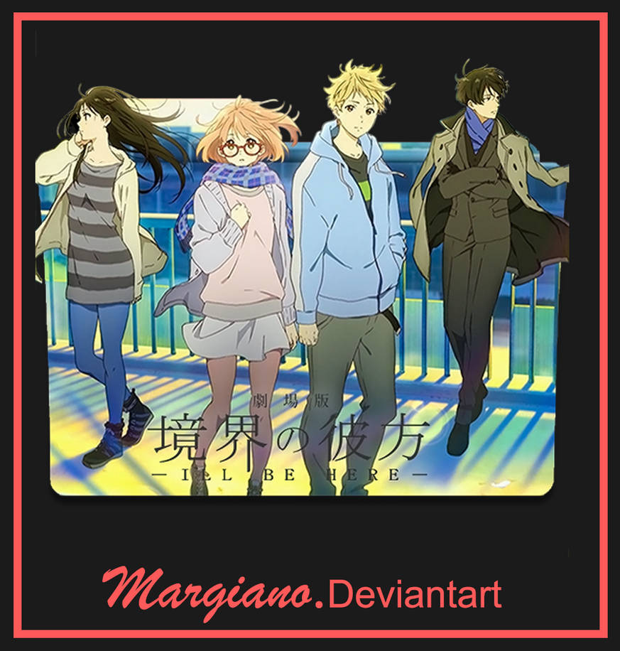 Wallpaper Kyoukai No Kanata Mirai Hen Folder Icon By Margiano On Deviantart For iPhone