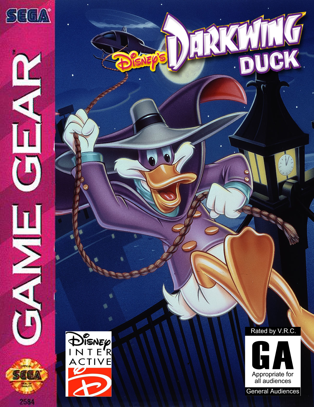 Darkwing Duck Game Gear box art