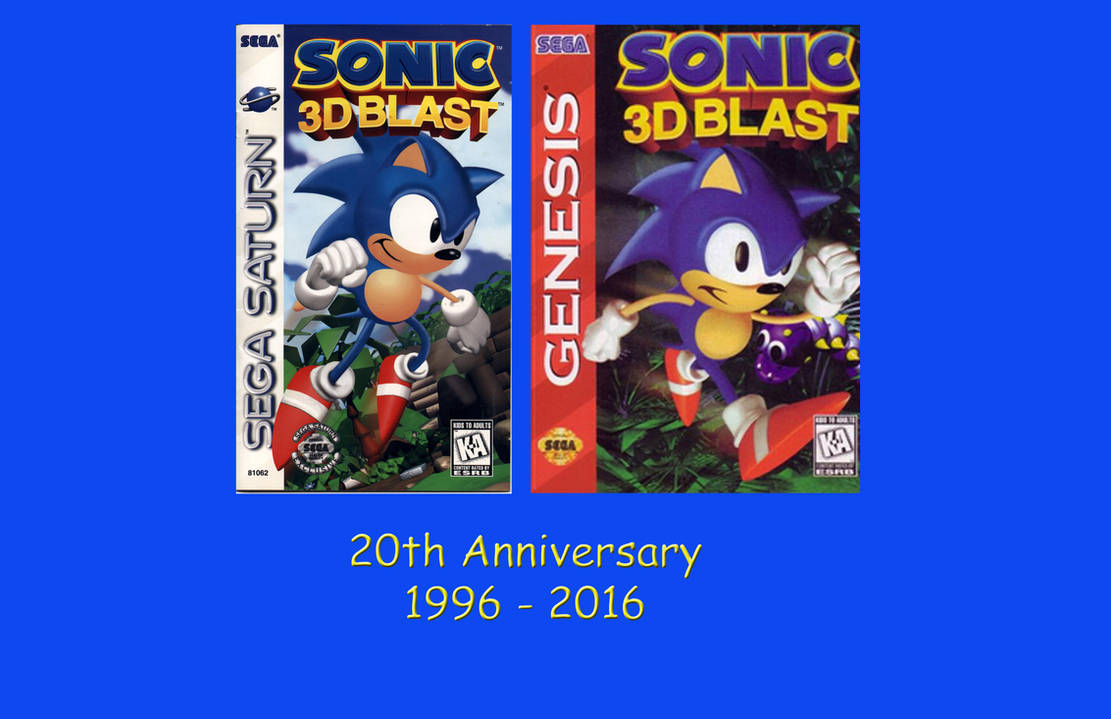 Sonic 3D Blast 20th Anniversary poster by PeruAlonso on DeviantArt