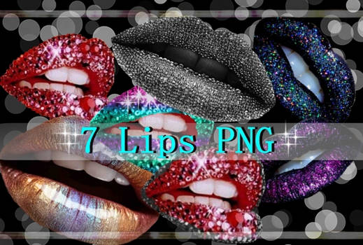 7 Lips PNG