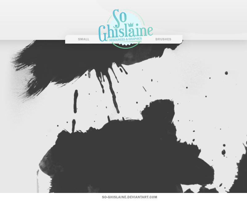 Brushes - Paint Splashes by So-ghislaine on DeviantArt