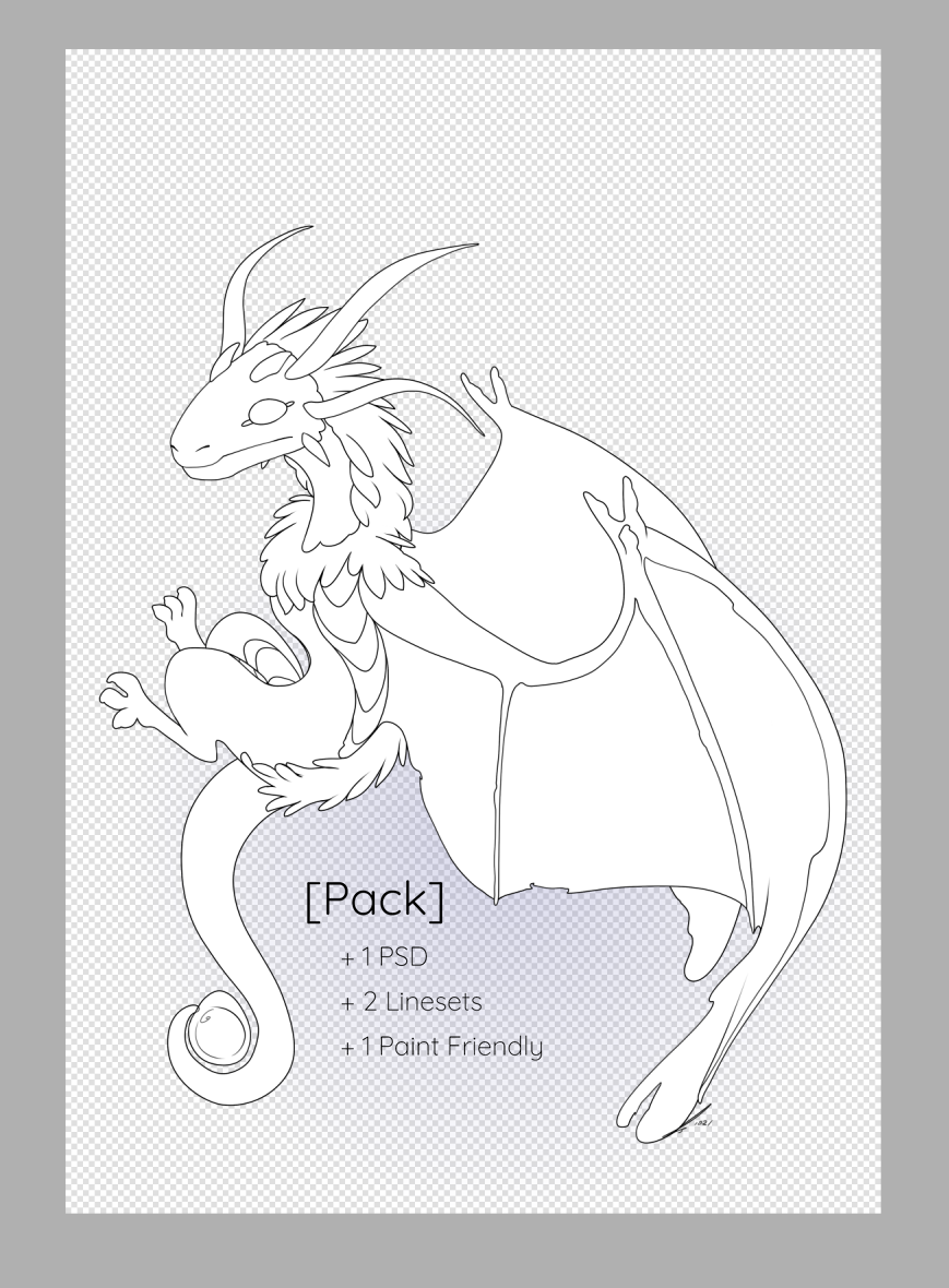 Fluff Dragon Pack by jaclynonacloudlines on DeviantArt