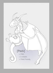 Fluff Dragon Pack