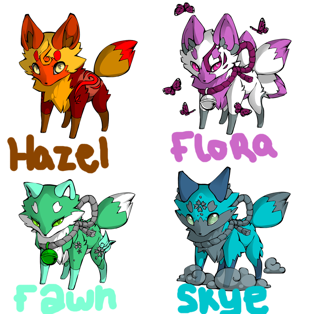 Fox Adaptables Fox Adoptables (CLOSED) by mahoganyheart on DeviantArt