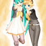 .:DT Len and Miku Asymmetry [DL]:.