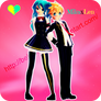 .:DT Happiness Commite Len and Miku [DL]:.