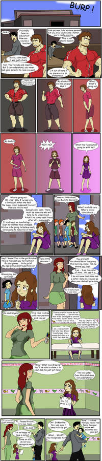 A question of education - AgeRegression+TG comic