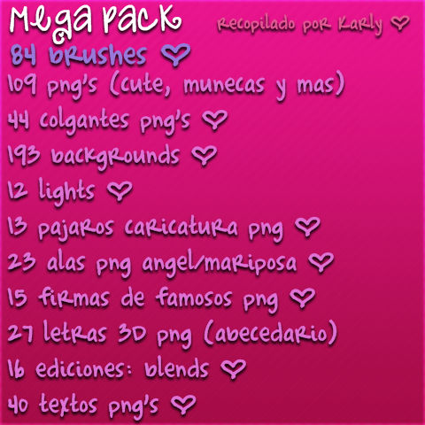 Mega Pack De Recursos Png By Karlyeditions On Deviantart