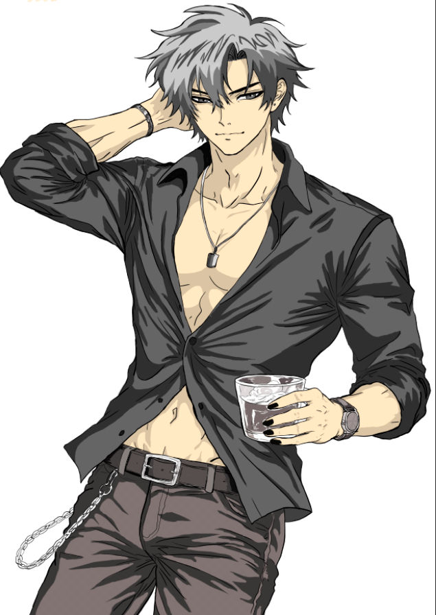 Ryo,Original Character by grimmkiss on DeviantArt