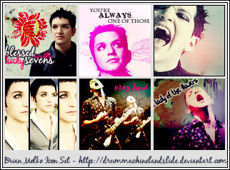 Brian Molko/Placebo Icon Pack