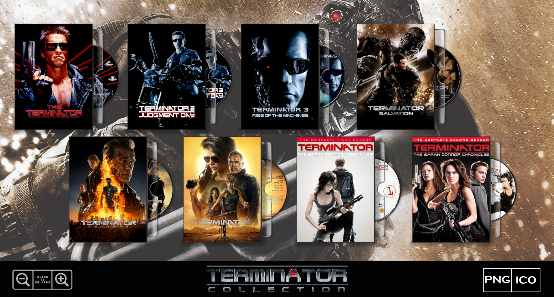 Terminator Collection Folder Icon The Terminator - Collection - Folder Icon Remade by MarroneCavalcante ...