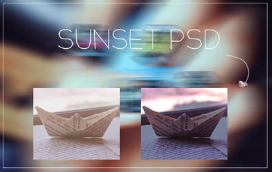 Psd sunset