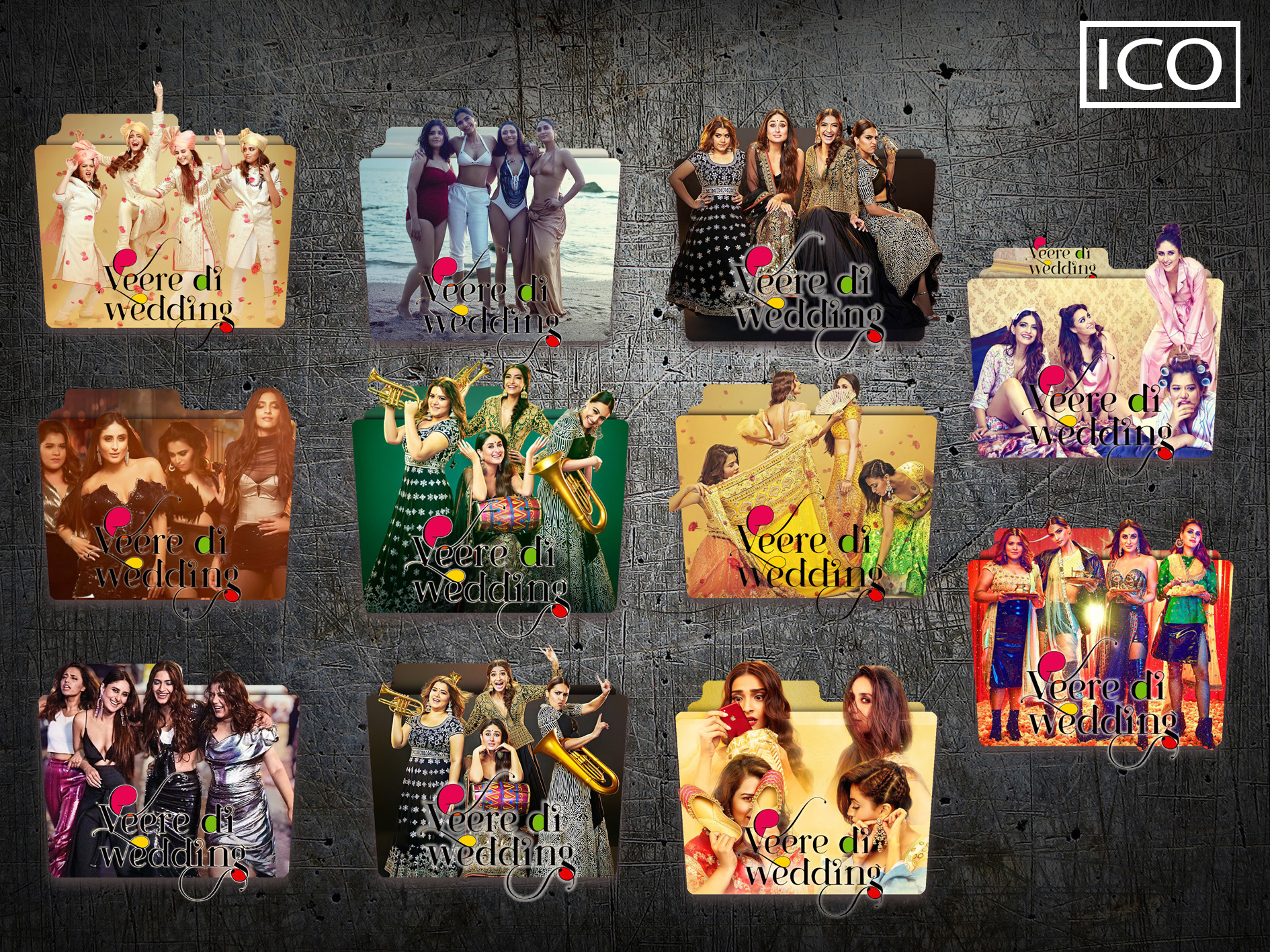 VEERE DI WEDDING (2018) FOLDER ICON PACK by ajaykr0202 on DeviantArt