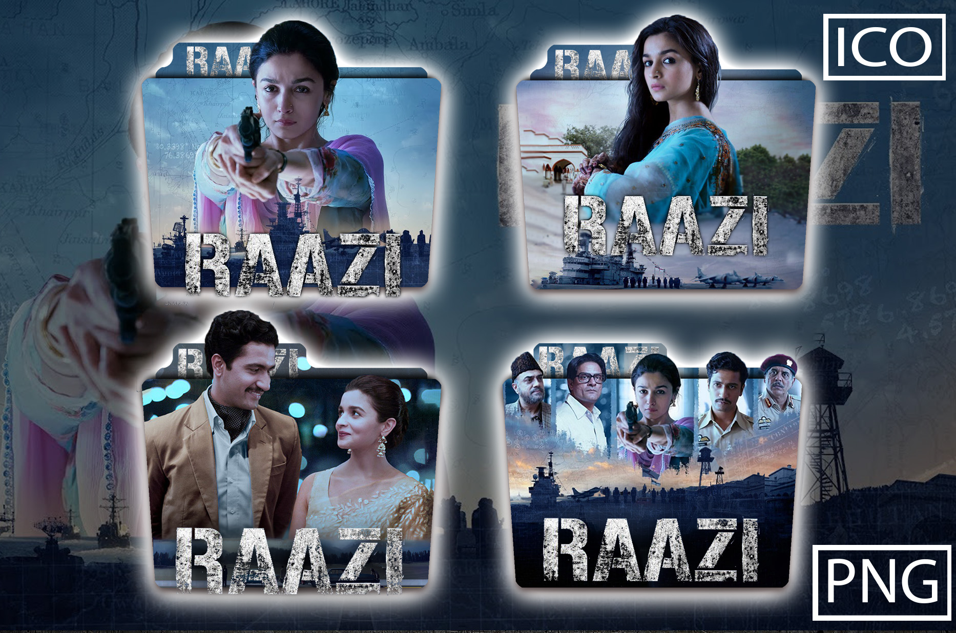 RAAZI (2018) FOLDER ICON PACK by ajaykr0202 on DeviantArt