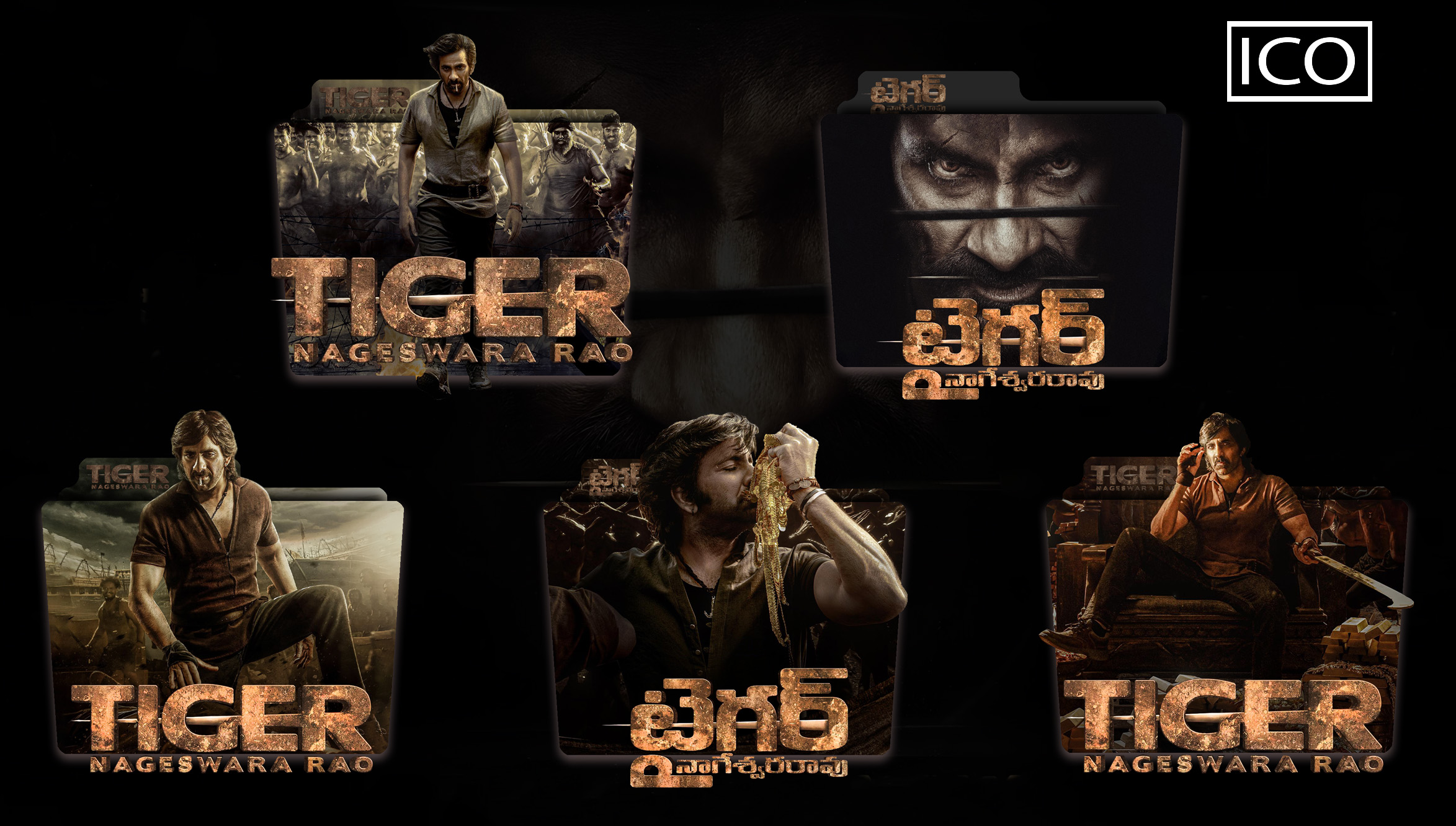 TIGER NAGESWARA RAO (2023) FOLDER ICON PACK 01 by ajaykr0202 on DeviantArt