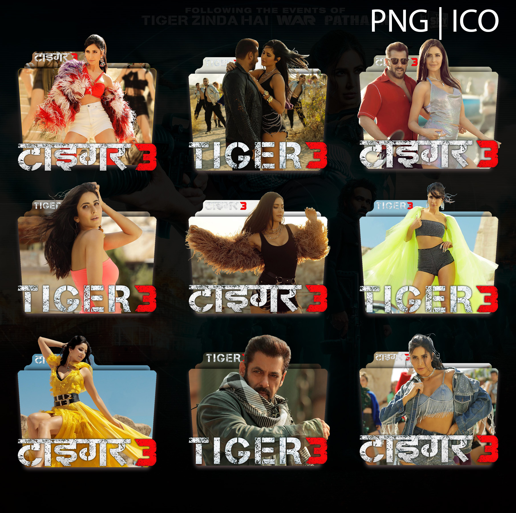 TIGER 3 (2023) FOLDER ICON PACK 02 by ajaykr0202 on DeviantArt