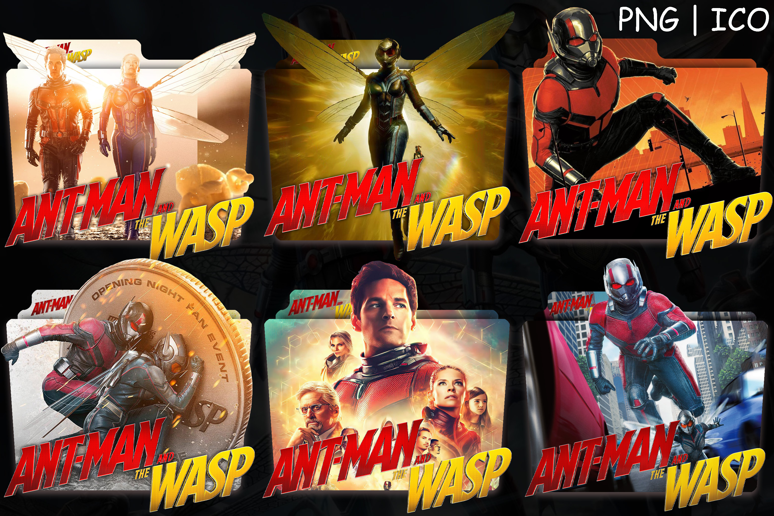 ANT-MAN AND THE WASP (2018) FOLDER ICON PACK 03 by ajaykr0202 on DeviantArt