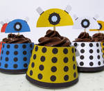Dalek Cupcake Wrapper by F-A