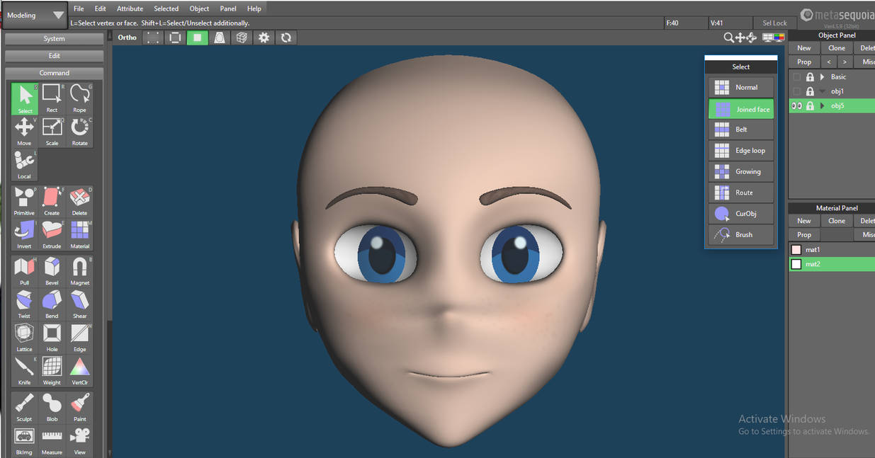[Meta4] Part 1 :Speed Modeling Head: by LilMissLillie on DeviantArt