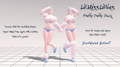 .:MMD DL:. Fluffy Puffy Pack